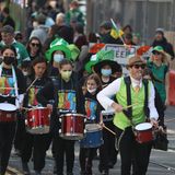 Parade zum St. Patrick's Day in San Francisco