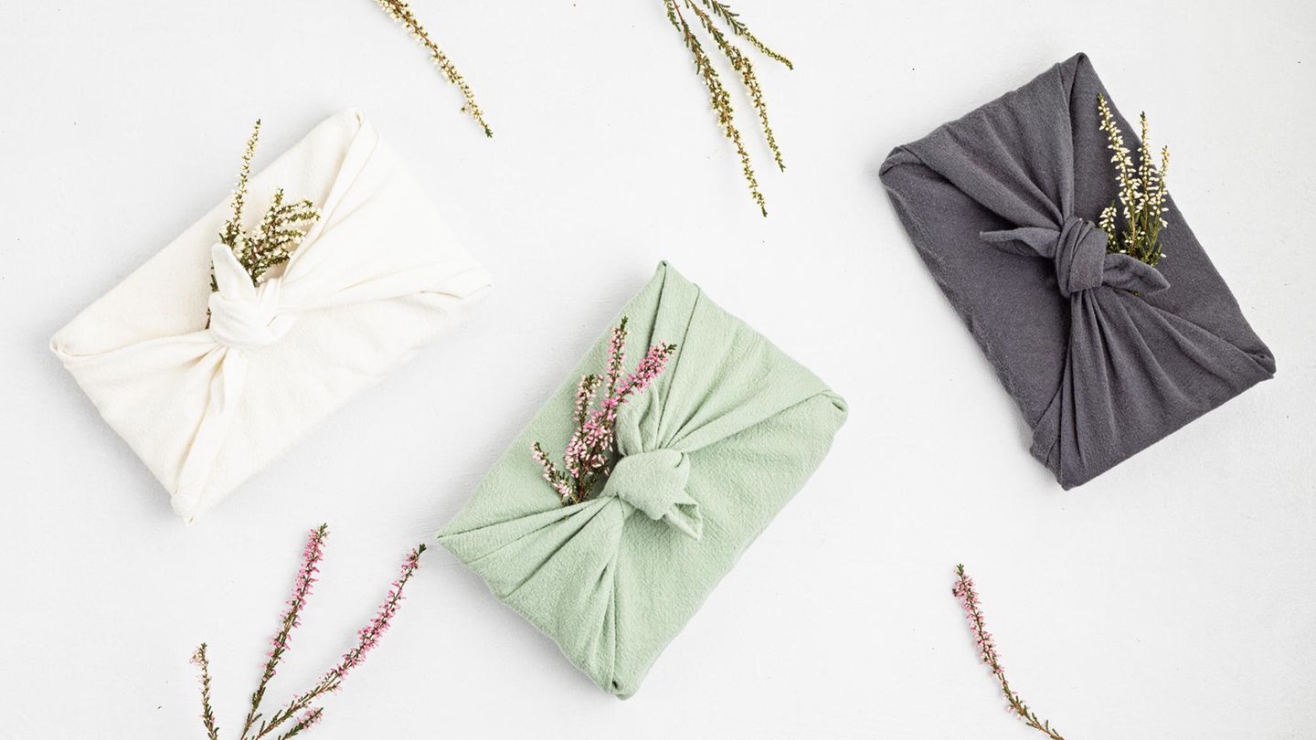 "Furoshiki" nennt sich die japanische Verpackungskunst mit Tüchern