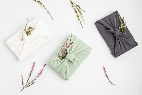 "Furoshiki" nennt sich die japanische Verpackungskunst mit Tüchern