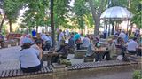 Kiew Schachspieler im Park