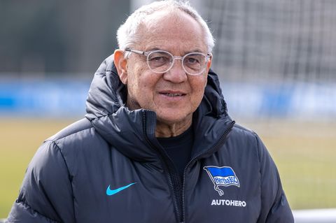 Felix Magath stand erst vor zwei Tagen zum ersten Mal als Hertha-Trainer auf dem Trainingsplatz