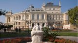 Odessa. Blick auf sommerliche Opernhaus