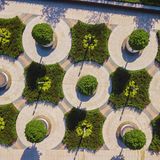 Siegespark in Odessa aus der Vogelperspektive