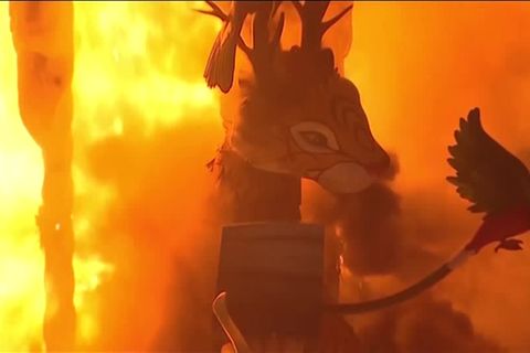 Video: Feuerspektakel in Valencia