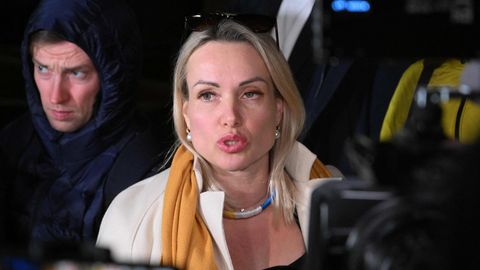 Die russische TV-Journalistin Marina Owsjannikowa