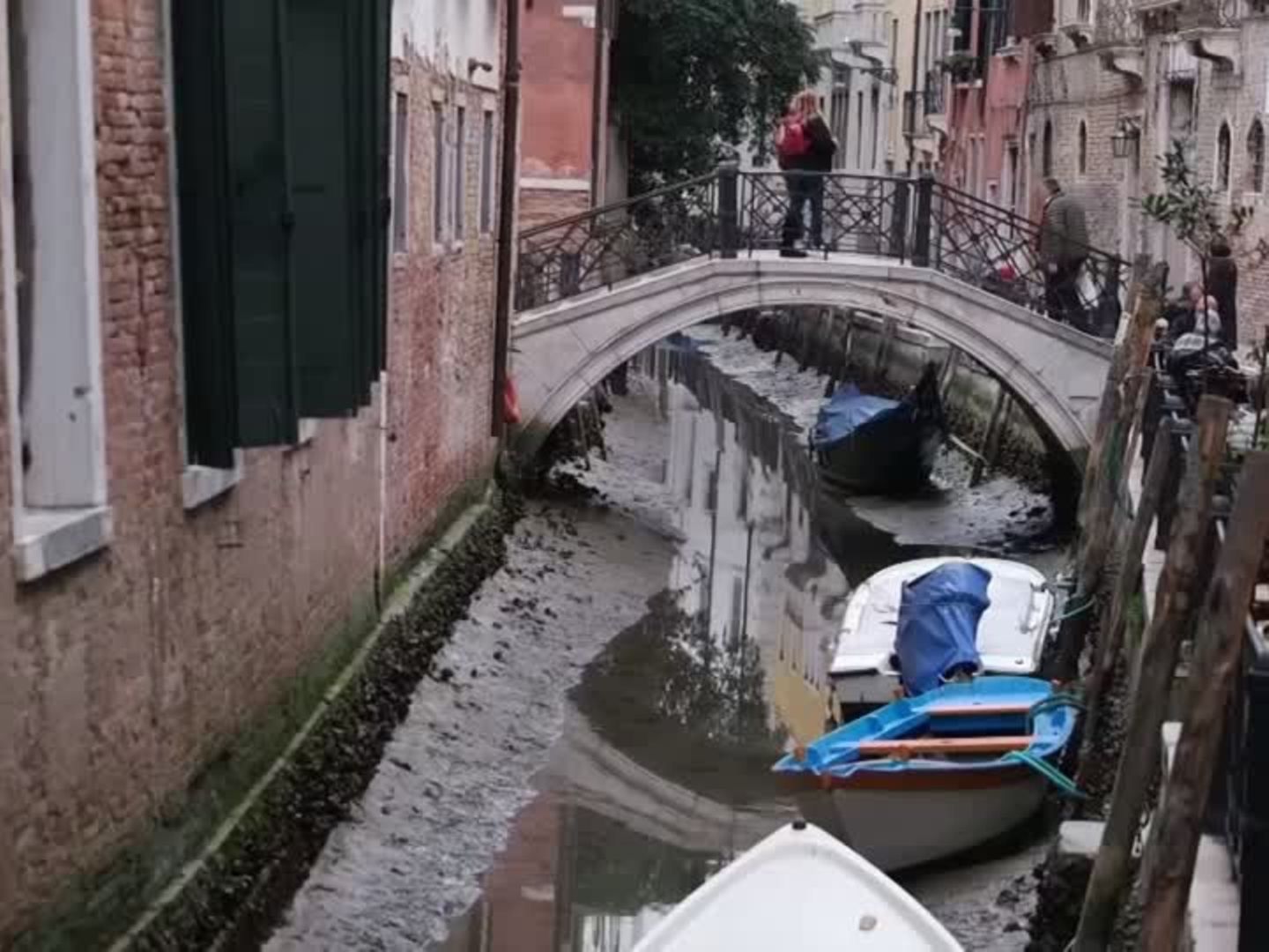 Gibt es Wasser in den Kanälen in Venedig?