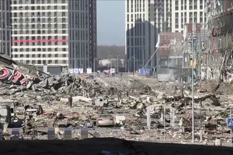 Video: Trümmerlandschaften in Kiew
