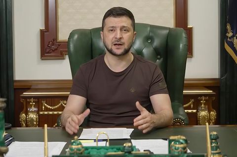 Videoansprache: Selenskyj fordert erneut Treffen mit Putin – und zeigt sich offen für Kompromiss über Nato-Mitgliedschaft