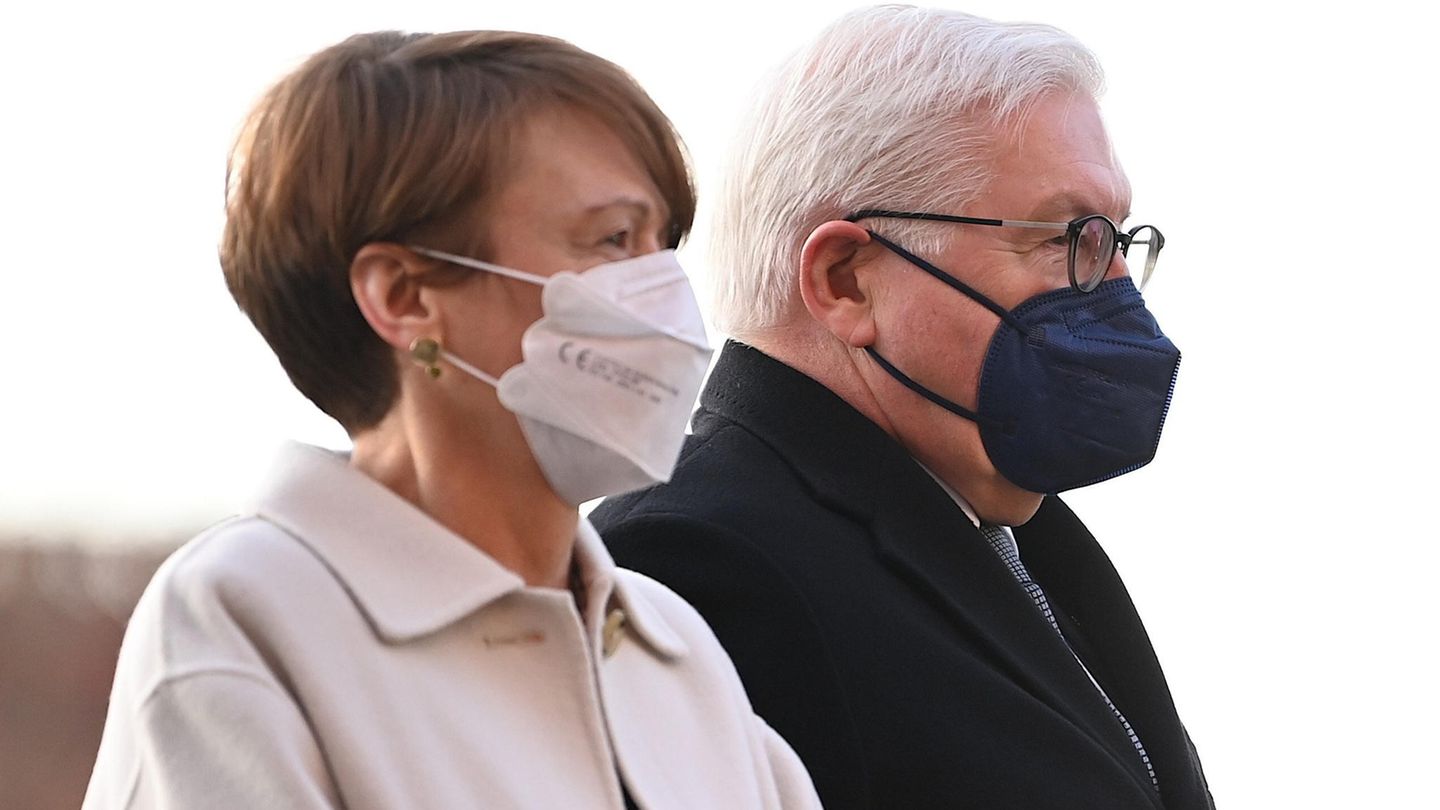 Bundespräsident Frank-Walter Steinmeier und seine Frau Elke
