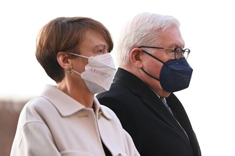Bundespräsident Frank-Walter Steinmeier und seine Frau Elke