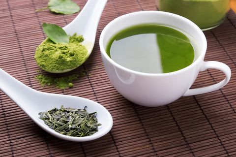 Grüner Tee und Matcha