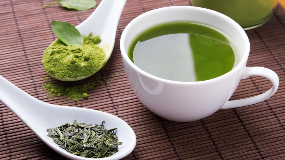 Grüner Tee und Matcha