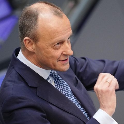 Friedrich Merz spricht bei der Generaldebatte im Bundestag