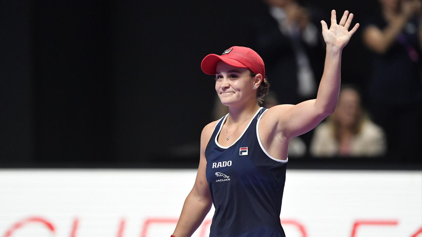 Ashleigh Barty nach dem Sieg bei den WTA-Finals 2019.