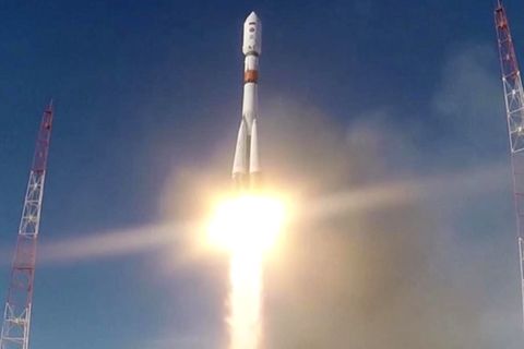 Ukraine-Krieg: Russland schickt Rakete mit Kriegssymbol ins All (Video)