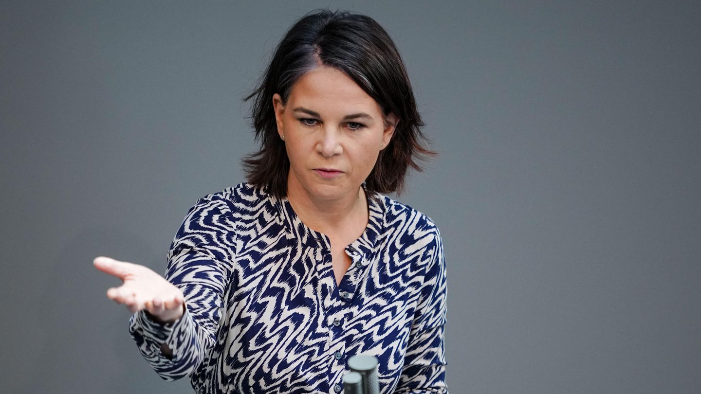 Annalena Baerbock im Bundestag