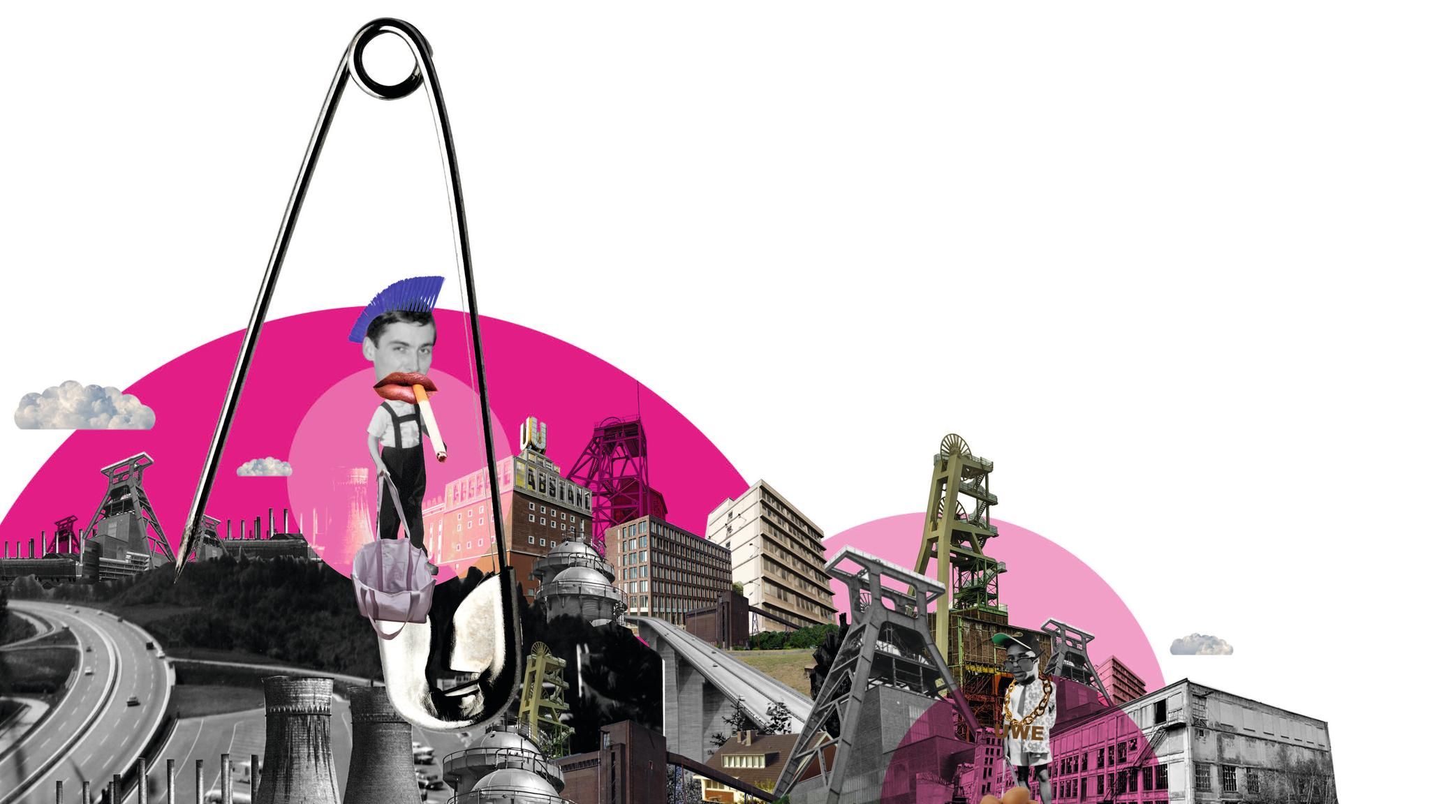 Collage zu Punks und Koks