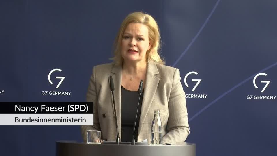 Video: Faeser - Große humanitäre Aufgabe der Kriegsflüchtlinge muss gemeinsam gelöst werden Video: Faeser - Große humanitäre Aufgabe der Kriegsflüchtlinge muss gemeinsam gelöst werden