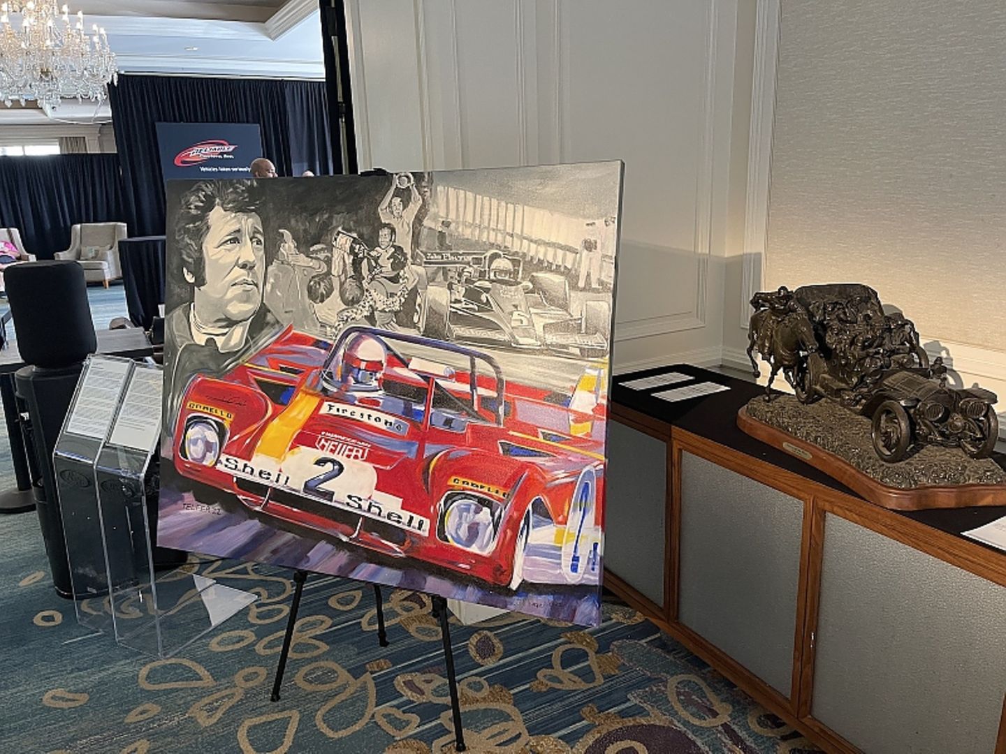 Gemälde Mario Andretti RM