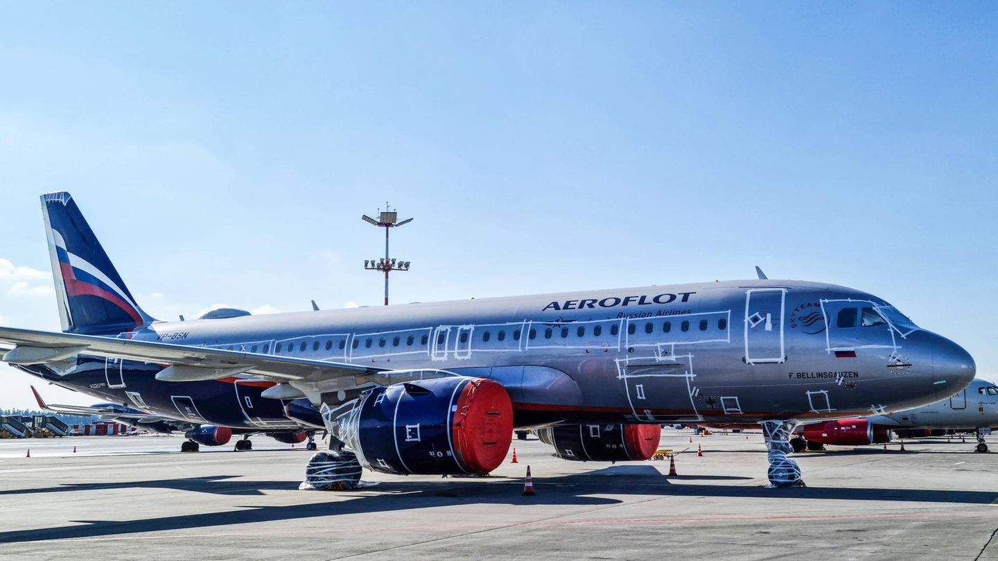 Airbus A320 von Aeroflot