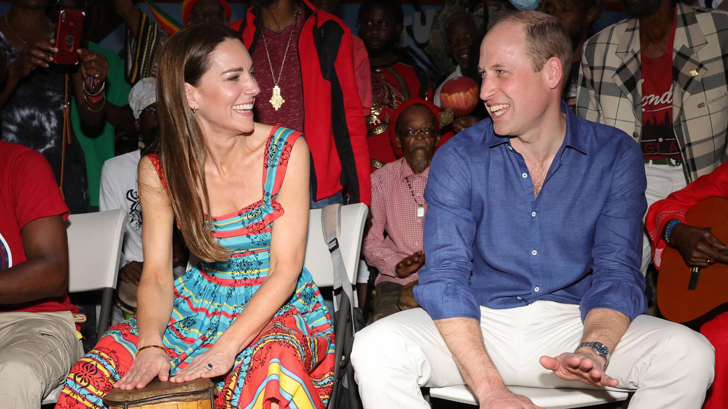 William and Kate: Their radiance couldn’t calm the waves