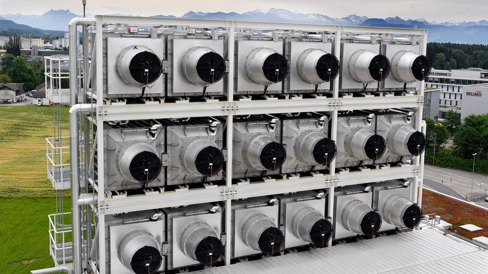 Climeworks-Anlage im schweizerischen Hinwil
