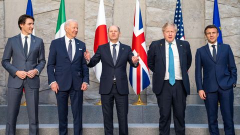 Familienfoto beim Gipfel-Treffen in Brüssel