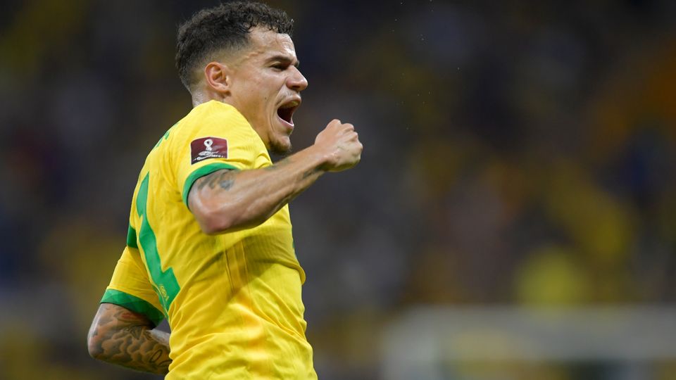 Philippe Coutinho Brazil Paraguay 2022