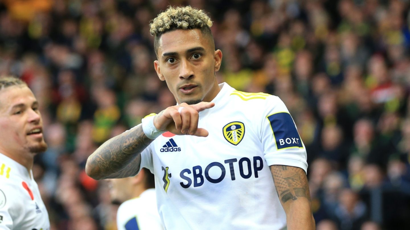 Raphinha Leeds United 2021-22