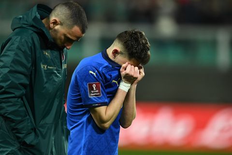 Jorginho dejected Italy 2022