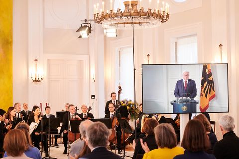 Konzert "Für Freiheit und Frieden" in Schloss Bellevue