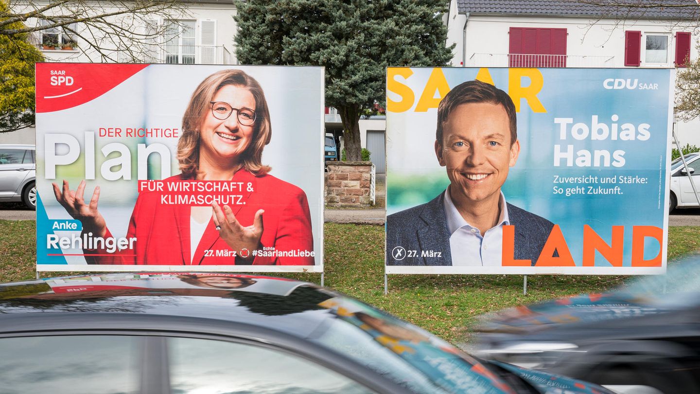 Saarland election: First mood text for the traffic light coalition – change of government in the Saar?