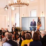 Bundespräsident Frank-Walter Steinmeier bei einem Soli-Konzert für die Ukraine