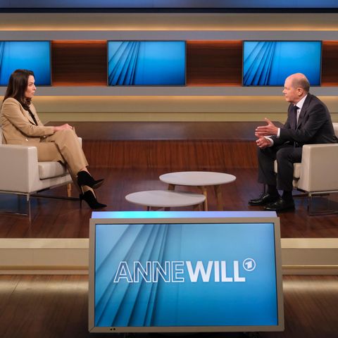 Olaf Scholz bei Anne Will