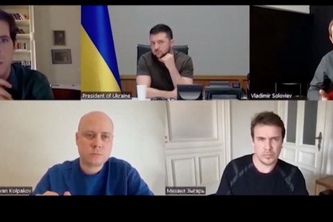 Selenskyi spricht mit russischen Journalisten – Moskau verbietet Ausstrahlung des Interviews