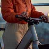 Der beinahe gerade Lenker erlaubt eine gute Kontrolle über das Vorderrad.