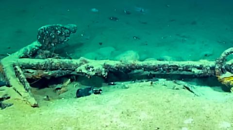 Überreste eines 207 Jahre alten Schiffs auf dem Meeresboden