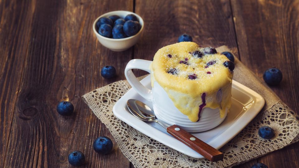 Käsekuchen aus der Mikrowelle: Proteinreiches Dessert in fünf Minuten ...