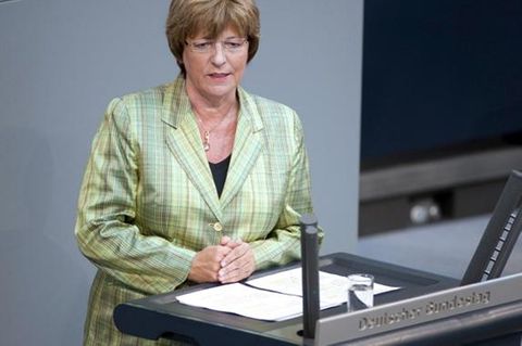 Ulla Schmidt, Member of the Social Democratic Party and Federal Minister of Health of Germany, April 24, 2009 in Berlin, Germany.  (Photo by Thomas Koehler/Photothek via Getty Images)