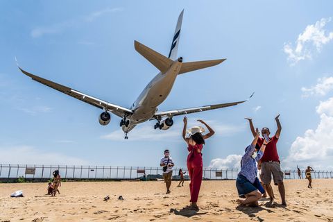 Landeanflug auf Phuket, Thailand