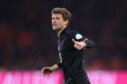Thomas Müller während des Fußballspiels