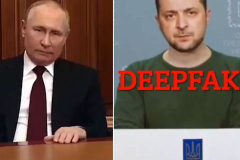 Deepfake-Videos als Propagandawaffe im Krieg