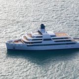 Die Jacht "Solaris" von Roman Abramowitsch auf der Nordsee