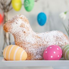 Das Osterlamm ist ein beliebter Kuchen
