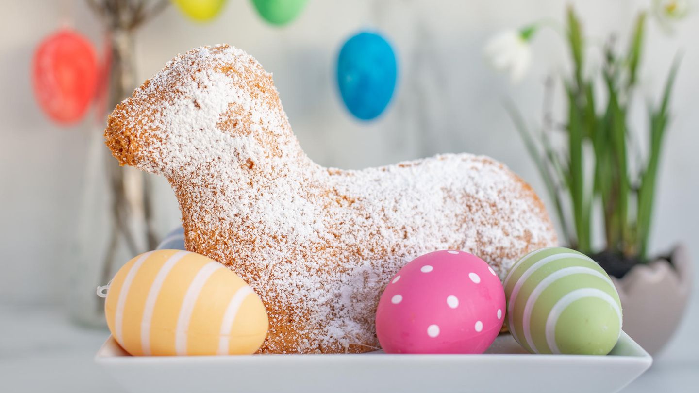 Das Osterlamm ist ein beliebter Kuchen