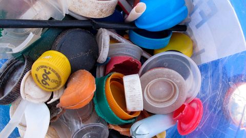 Jede Menge Plastik: Müll vom Strand in Sandy Hook im US-Bundesstaat New Jersey (Archivbild)
