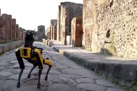 Hightech trifft auf Antike: Roboter-Hund streunt für die Wissenschaft durch Pompeji