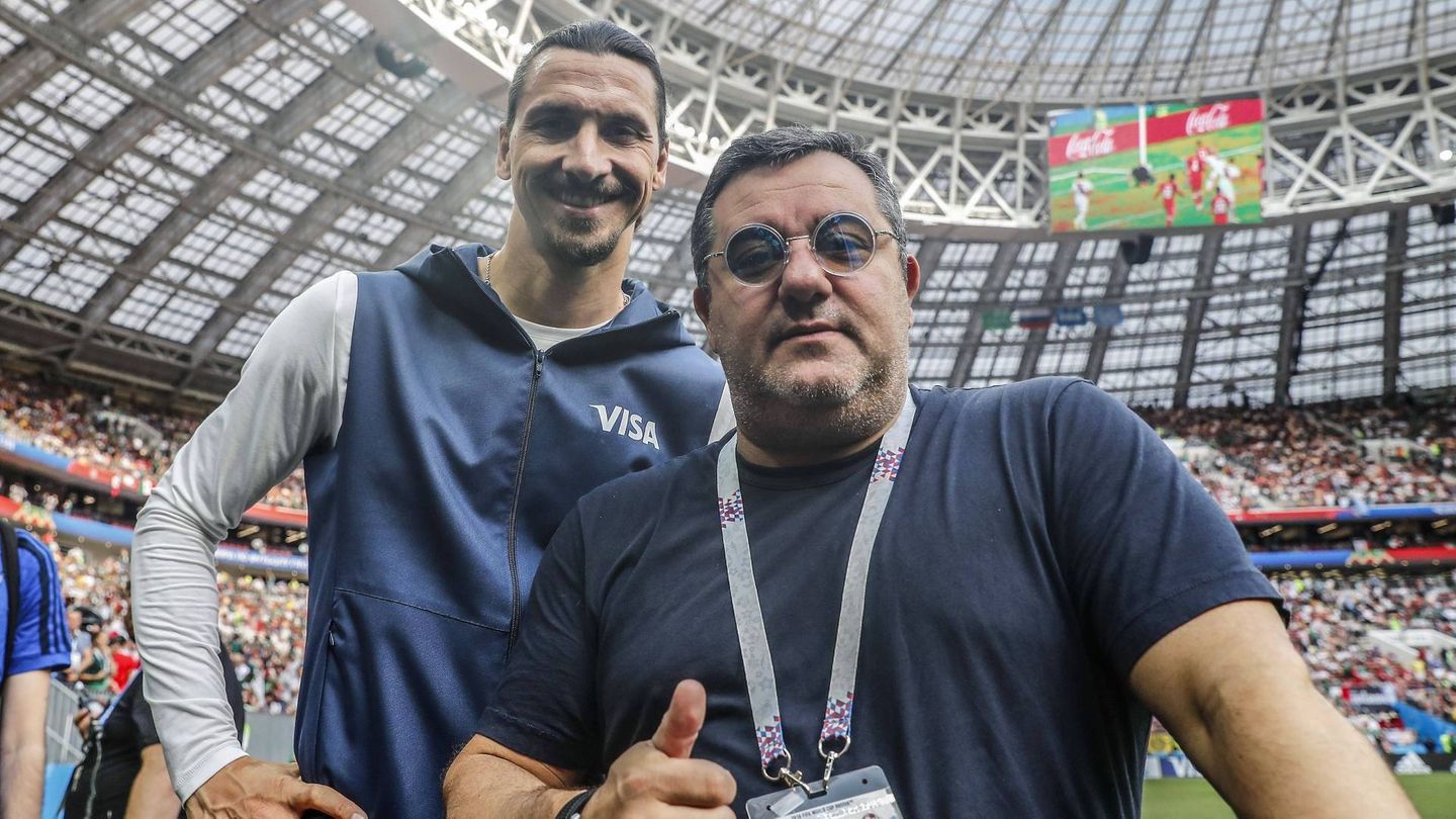 Ibrahimovic on argument with Raiola: “He would have swept her away”