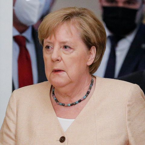Angela Merkel und Wolodymyr Selenskyj bei einem Termin im August 2021