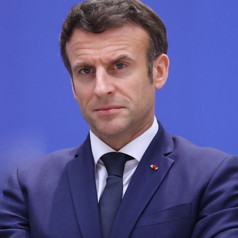 Porträt von Emmanuel Macron
